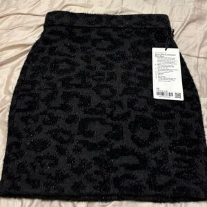 Lululemon Wool Blend Jacquard Mini Skirt